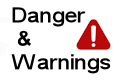 Wellington Danger and Warnings